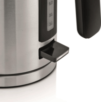 WMF LONO 1.6L Vízforraló - Rozsdamenetes acél/Fekete