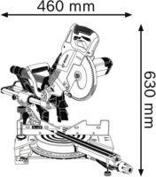 Bosch GCM 8SJL+GTA2600 Professional Sínes gérvágó
