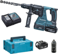 Makita DHR243RTJ Akkumulátoros Fúró-vésőkalapács (akkumulátorral)