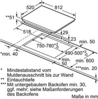 Siemens EX875LVC1E iQ700 Beépíthető Elektromos Kerámia főzőlap - Fekete