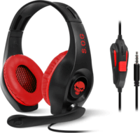 Spirit of Gamer PRO-NH5 Nintendo Switch Gaming Headset Fekete/Piros