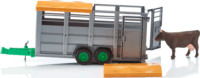 Bruder Állatszállító pótkocsi 1 tehénnel