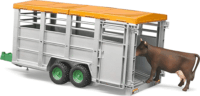 Bruder Állatszállító pótkocsi 1 tehénnel