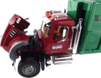 Bruder MACK Granite szemeteskocsi Zöld