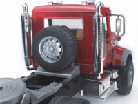 Bruder MACK Granite tréler és JCB munkagép