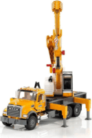 Bruder MACK Granite Liebherr daruskocsi Sárga