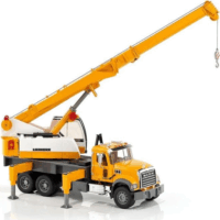 Bruder MACK Granite Liebherr daruskocsi Sárga