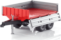 Bruder Mezőgazdasági pótkocsi Piros/Szürke