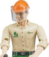 Bruder Erdészeti munkás munkaeszközökkel