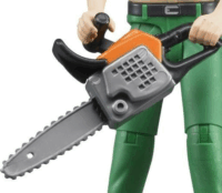 Bruder Erdészeti munkás munkaeszközökkel