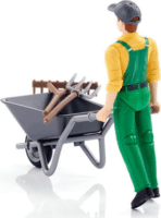 Bruder Bworld Mezőgazdasági munkás munkaeszközökkel