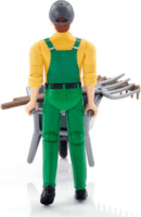 Bruder Bworld Mezőgazdasági munkás munkaeszközökkel