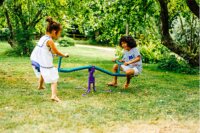 Plum: Fém forgó mérleghinta - Lila-zöldeskék