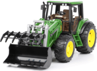 Bruder John Deere 6920 traktor homlokrakodóval (1:16) - Zöld