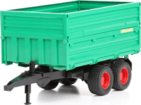 Bruder Billenős, magasított pótkocsi Zöld (1:16)