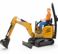 Bruder Land Rover Defender utánfutóval és JCB 8010 CTS markolóval (1:16)