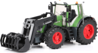 Bruder Fendt 936 Vario traktor homlokrakodóval (1:16)