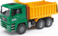 Bruder MAN TG 410A billenőplatós teherautó (1:16) fiúknak - Zöld/Sárga