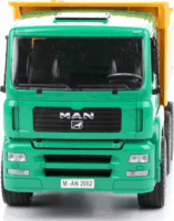 Bruder MAN TG 410A billenőplatós teherautó (1:16) fiúknak - Zöld/Sárga