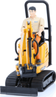 Bruder Bworld JCB 8010 CTS Micro markoló munkással (1:16)