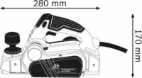 Bosch GHO 26-82 D Professional kézi Gyalugép