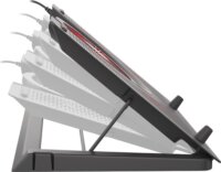 Natec Genesis Oxid 550 17.3" laptop hűtőpad - Fekete