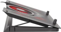 Natec Genesis Oxid 550 17.3" laptop hűtőpad - Fekete