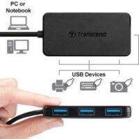 Transcend USB 3.0 4-Port Passzív HUB