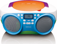 Lenco SCD-41 Hordozható gyermek Boombox rádió / MP3 lejátszó / CD lejátszó