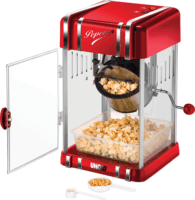 Unold Retro Popcorn készítő - Vörös fém / Króm