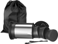 Unold Edelstahl 0.5L Vízforraló - Acél/Fekete