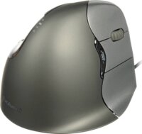 Evoluent Vertical Mouse 4 Right Vezetékes ergonomikus jobbkezes egér - Ezüst/Fekete