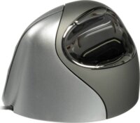 Evoluent Vertical Mouse 4 Right Vezetékes ergonomikus jobbkezes egér - Ezüst/Fekete