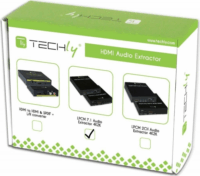 Techly 025756 4K HDMI -> Optikai Toslink Jack Audio Extractor LPCM 7.1 UHD 3D