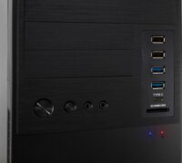 Inter-Tech IT-6865 Számítógépház - Fekete
