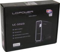 LC-Power LC-35U3 3.5" USB 3.0 Külső HDD ház - Fekete