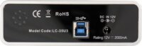 LC-Power LC-35U3 3.5" USB 3.0 Külső HDD ház - Fekete