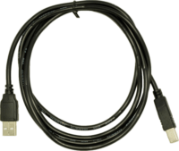 Akyga USB-A - USB-B Összekötő kábel 1.8m - Fekete