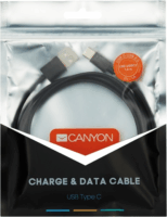Canyon USB-C - USB 2.0 Adat- és töltőkábel 1m - Fekete