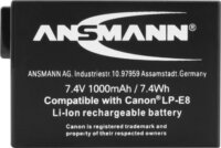 Ansmann A-Can LP-E8 akkumulátor Canon fényképezőgépekhez 1000mAh