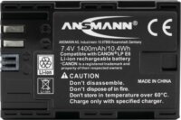 Ansmann A-Can LP-E6 akkumulátor Canon fényképezőgépekhez 1400mAh
