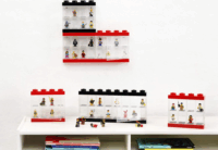 LEGO 40660001 Minifigurákat tároló panel - Piros