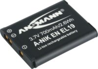 Ansmann A-Nik EN EL 19 akkumulátor Nikon fényképezőgépekhez 700mAh
