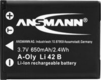 Ansmann A-Oly Li 42B akkumulátor Olympus fényképezőgépekhez 650mAh