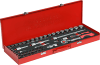 Gedore Red R46004049 1/4" + 1/2" Dúgókulcs készlet (49db / csomag)