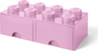 LEGO 40061738 Fiókos tárolódoboz (4x2) - Rózsaszín