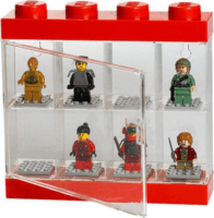 LEGO 40650001 Minifigurákat tároló panel - Piros