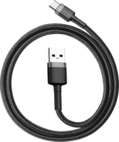 Baseus Cafule USB-C apa - USB2.0 apa Adat- és töltőkábel 0.5m - Fekete/Szürke