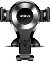 Baseus Osculum Univerzális mobiltelefon autós tartó - Fekete/Ezüst