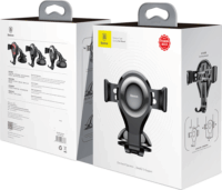 Baseus Osculum Univerzális mobiltelefon autós tartó - Fekete/Ezüst